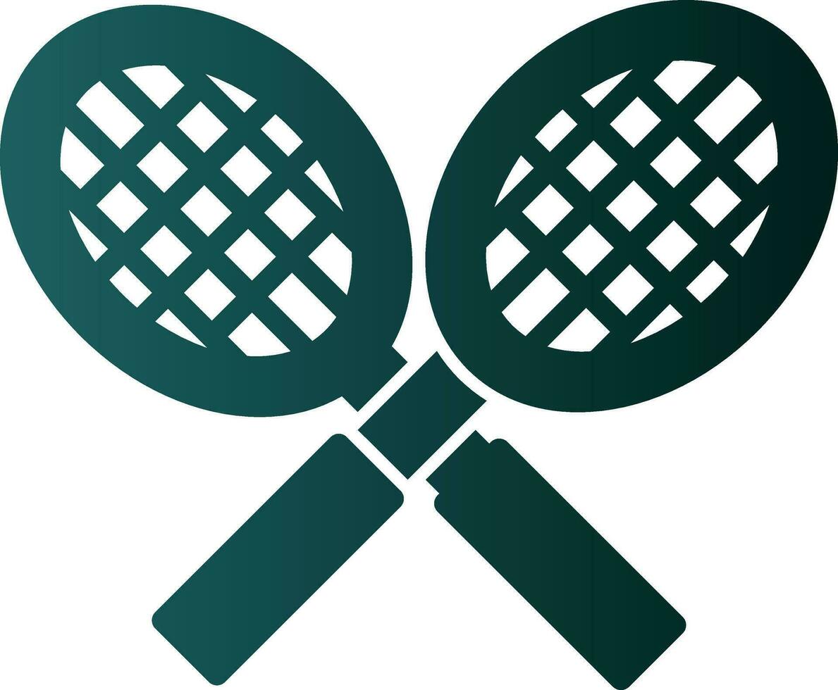 Tennis racket Vector Icon Design