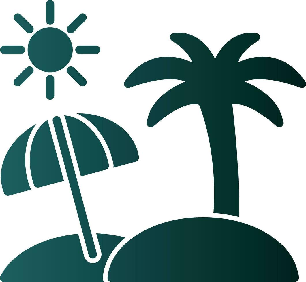 Beach Vector Icon Design