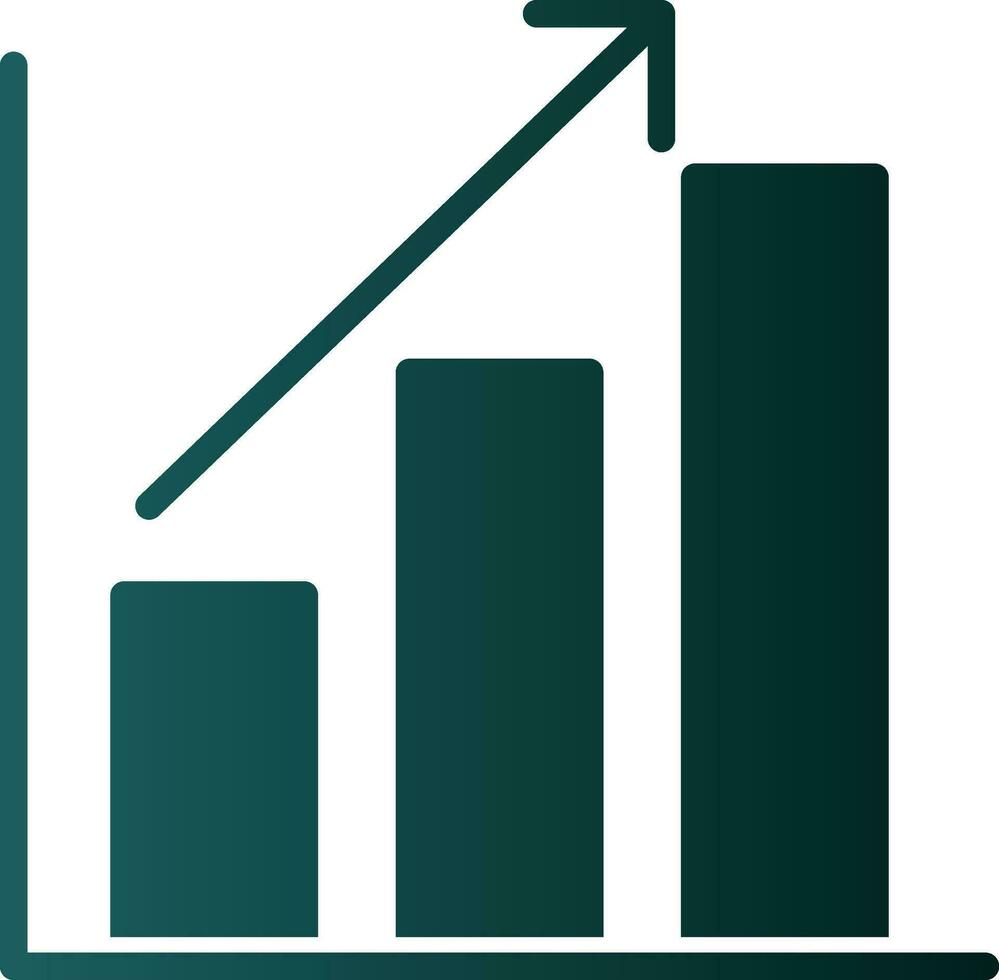 Bar chart Vector Icon Design