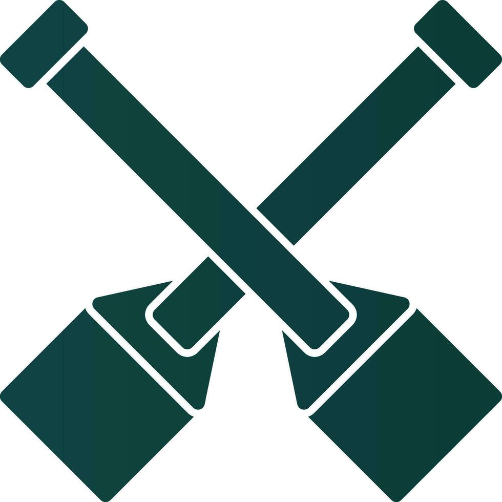 Oar Vector Icon Design