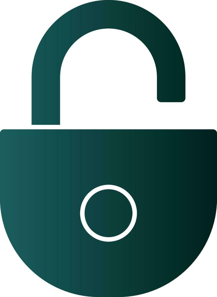 Unlock Vector Icon Design