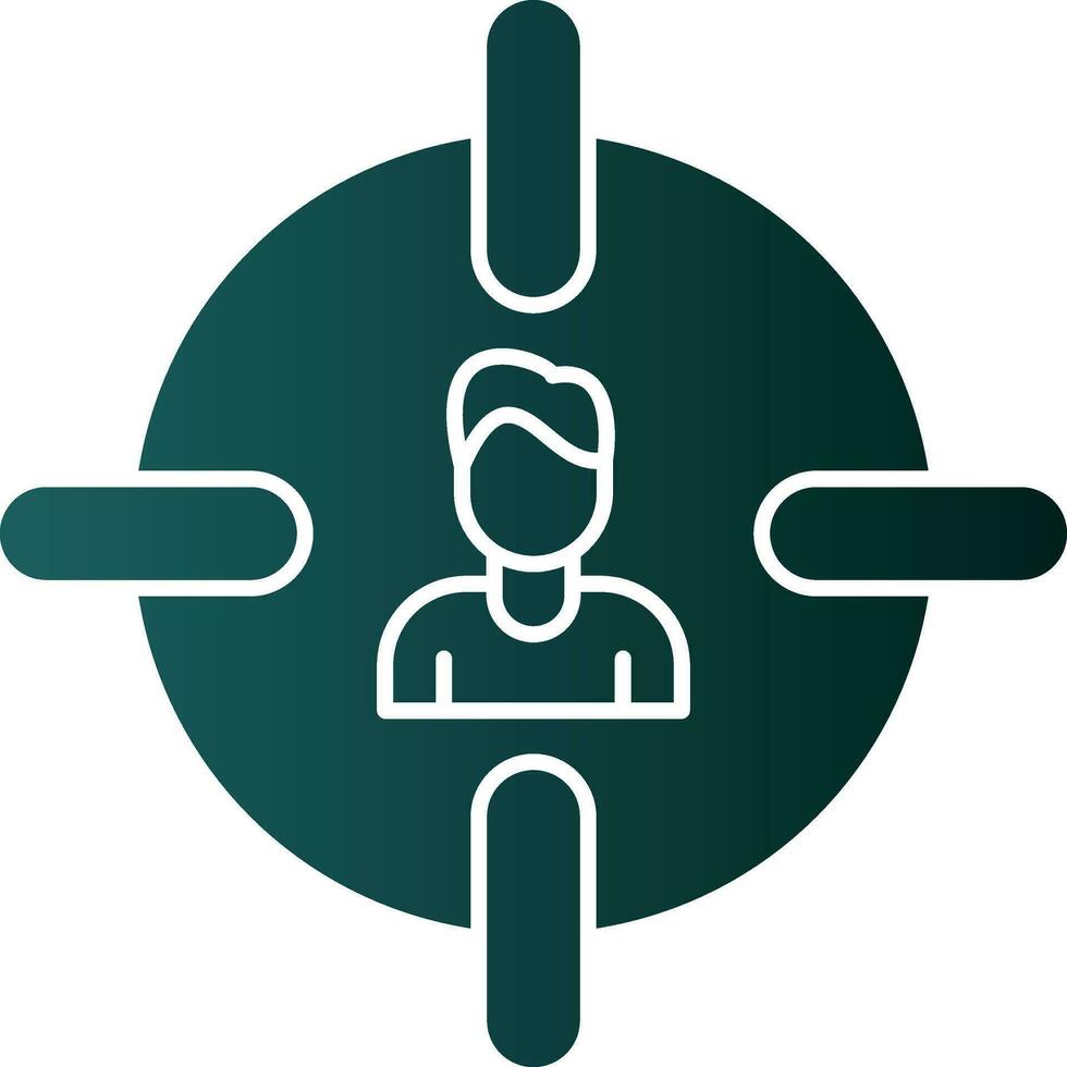 Target Audience Vector Icon Design