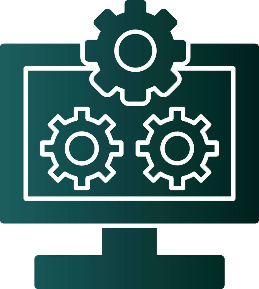 System Configuration Vector Icon Design