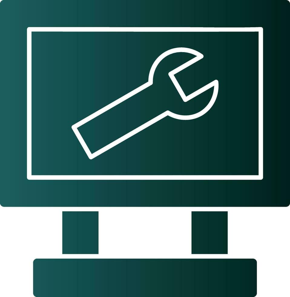 IT Helpdesk Vector Icon Design