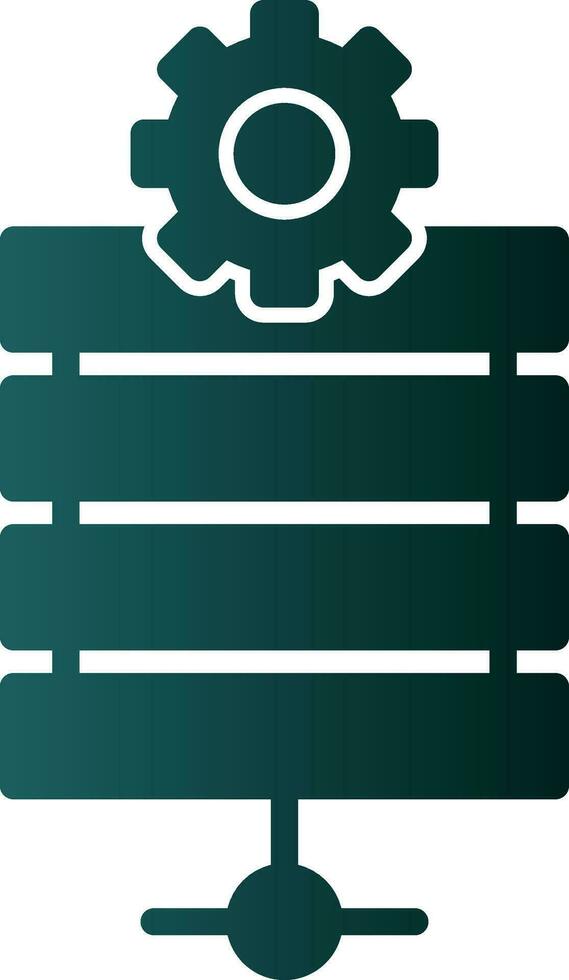 Server Maintenance Vector Icon Design