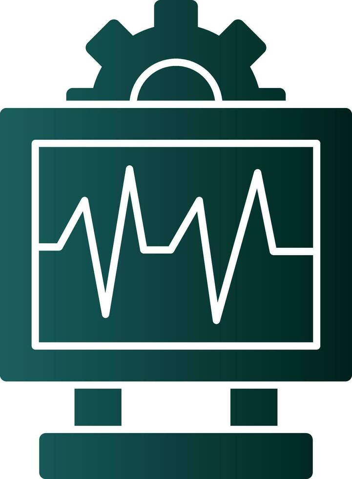 System Monitoring Vector Icon Design