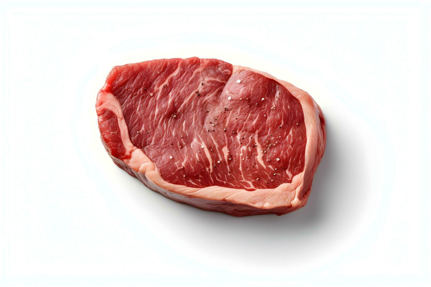 fresh raw steak meat, ai generated photo