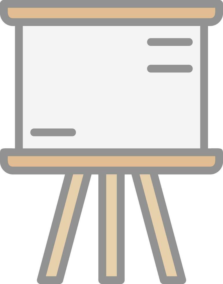 Whiteboard Vector Icon Design