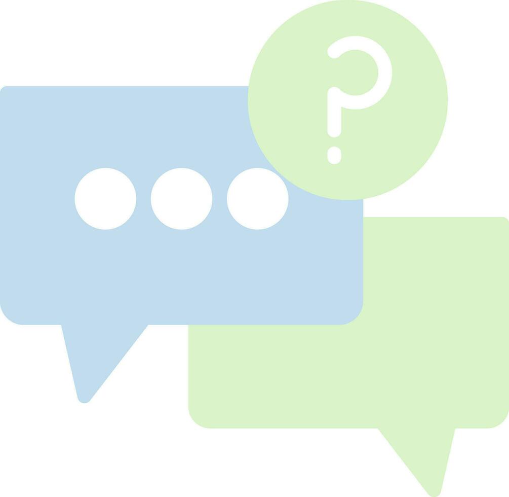 Ask Vector Icon Design