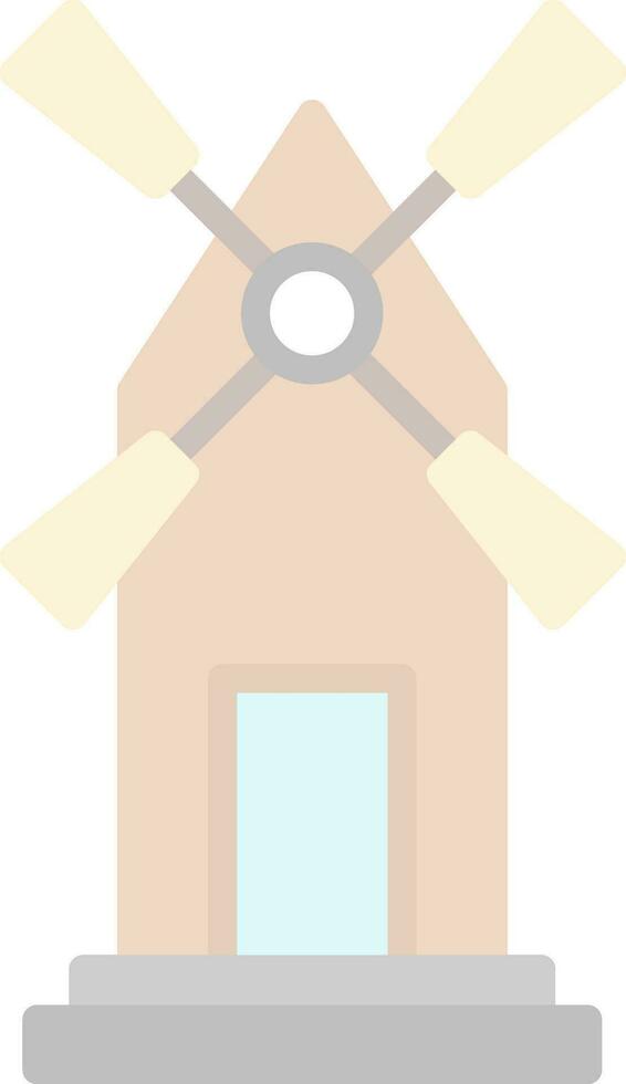 Windmill Vector Icon Design
