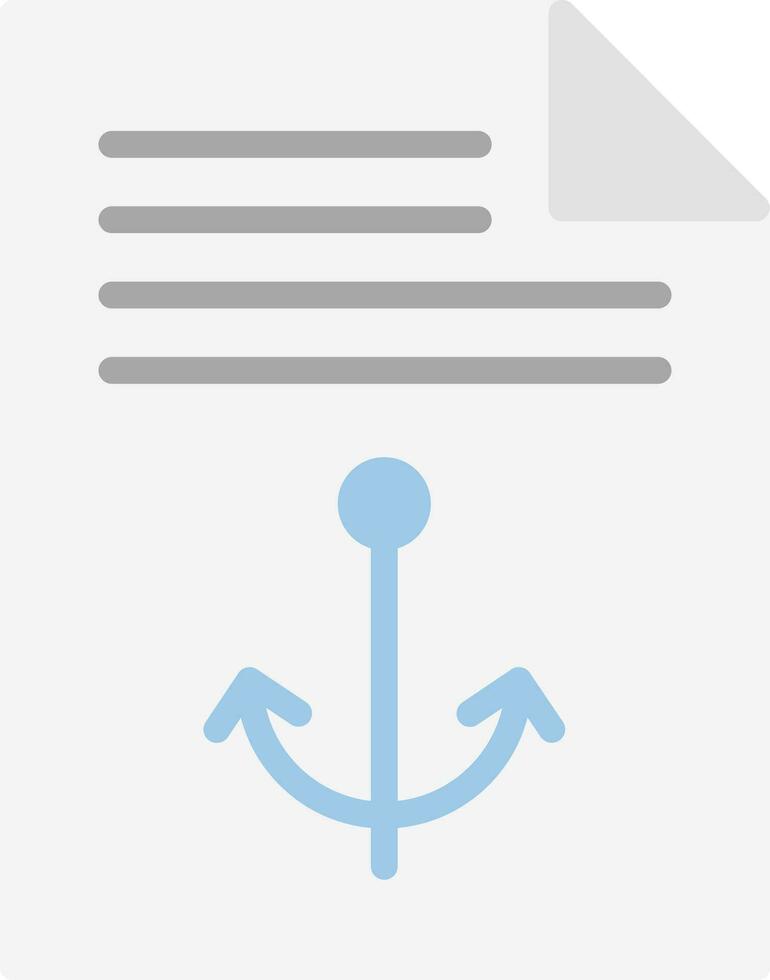 Anchor Text Vector Icon Design