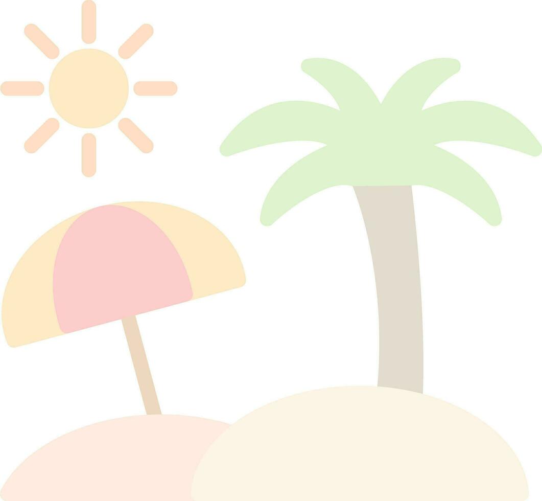 Beach Vector Icon Design