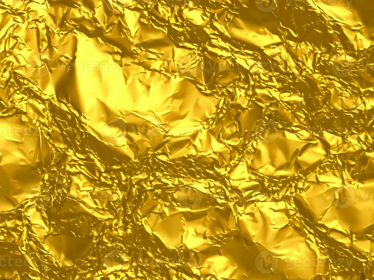 close up golden foil texture background photo