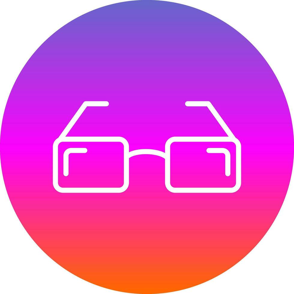 Glasses Vector Icon Design