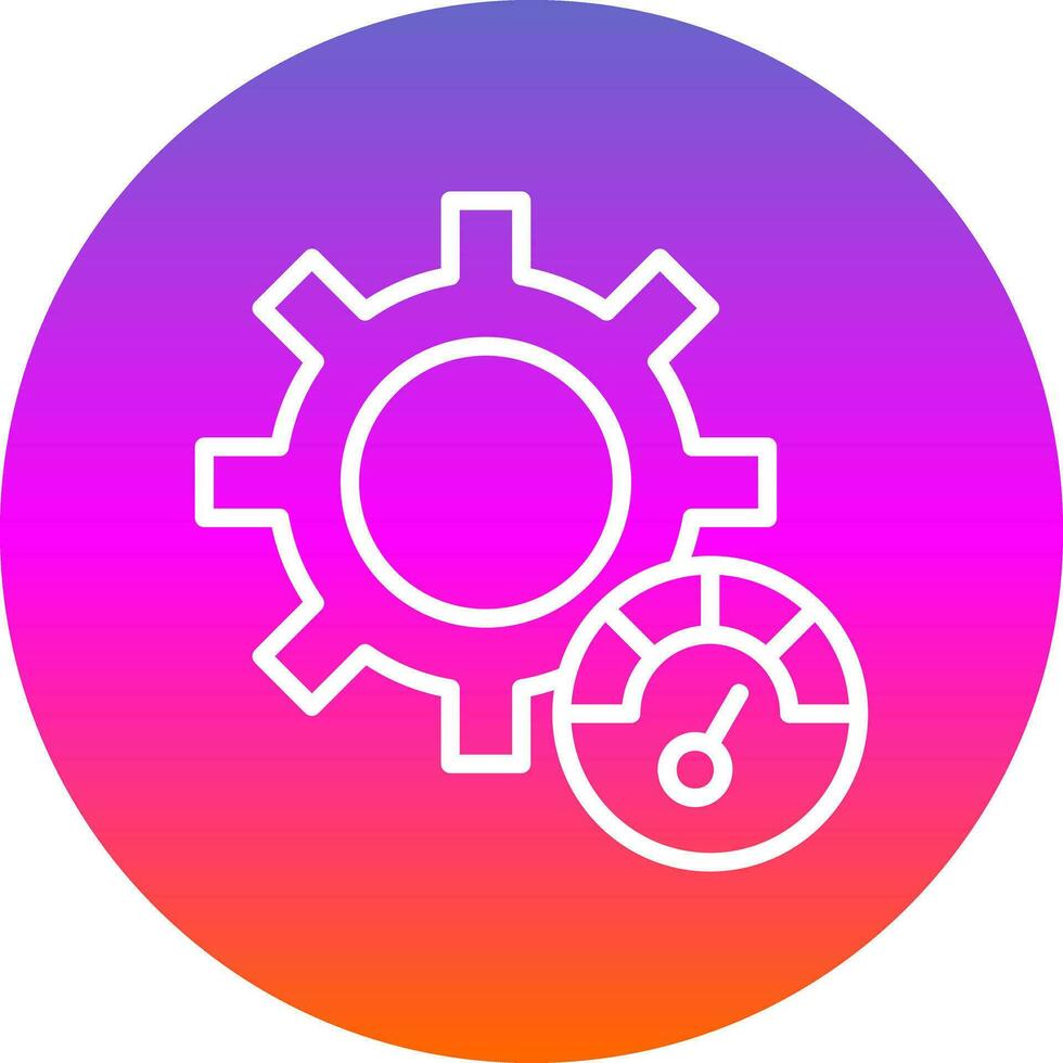Performance Optimization Vector Icon Design