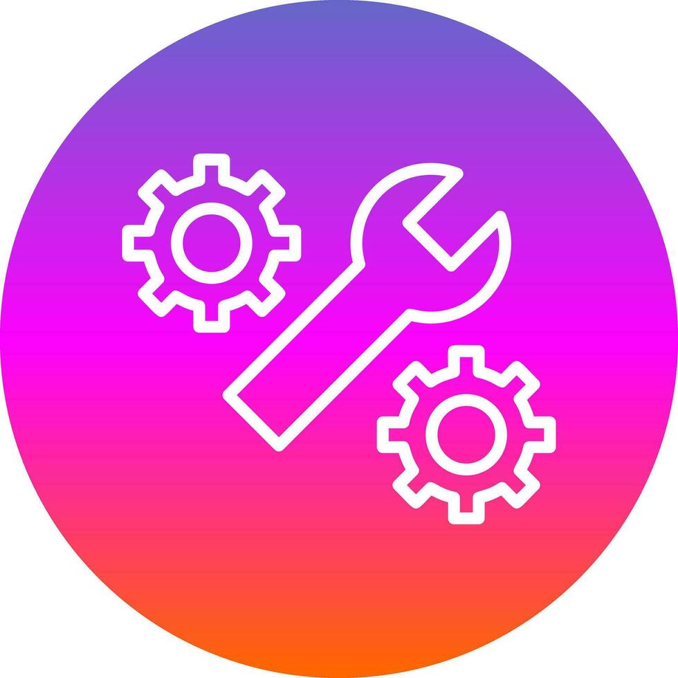 System Maintenance Vector Icon Design