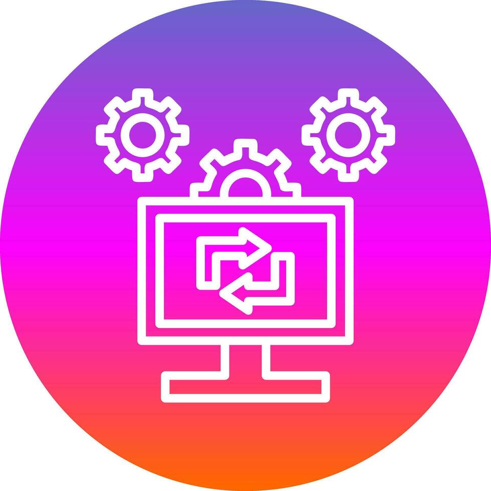 Software Configuration Vector Icon Design