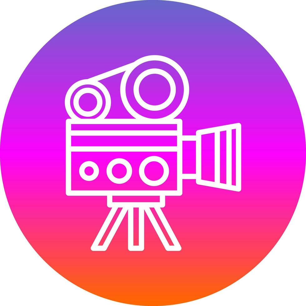 diseño de icono de vector de cámara de video