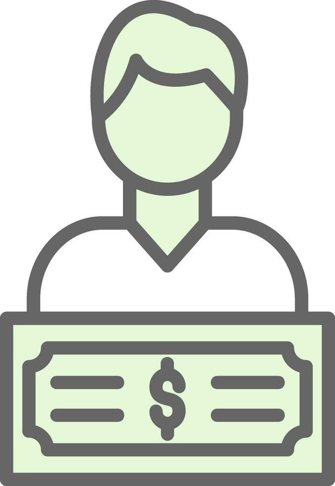 Wages Vector Icon Design