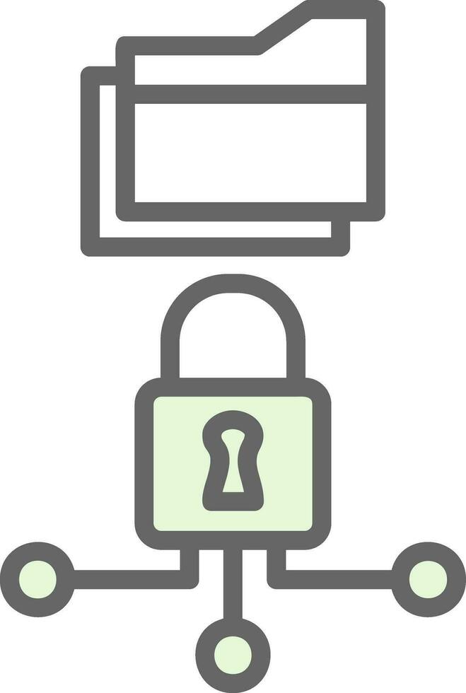 Data Encryption Vector Icon Design