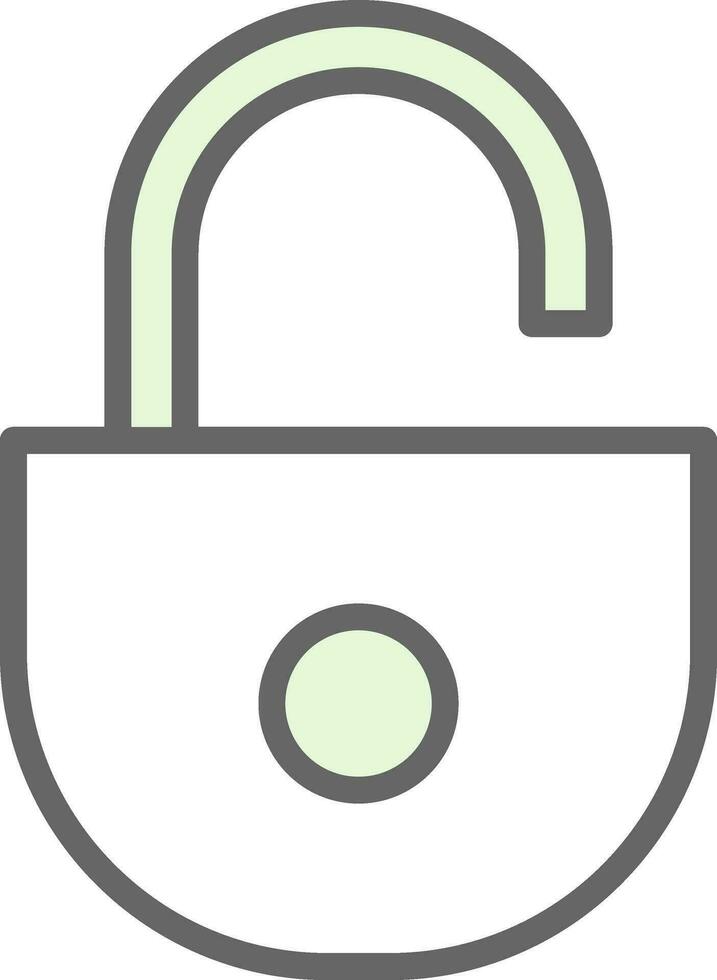 Unlock Vector Icon Design