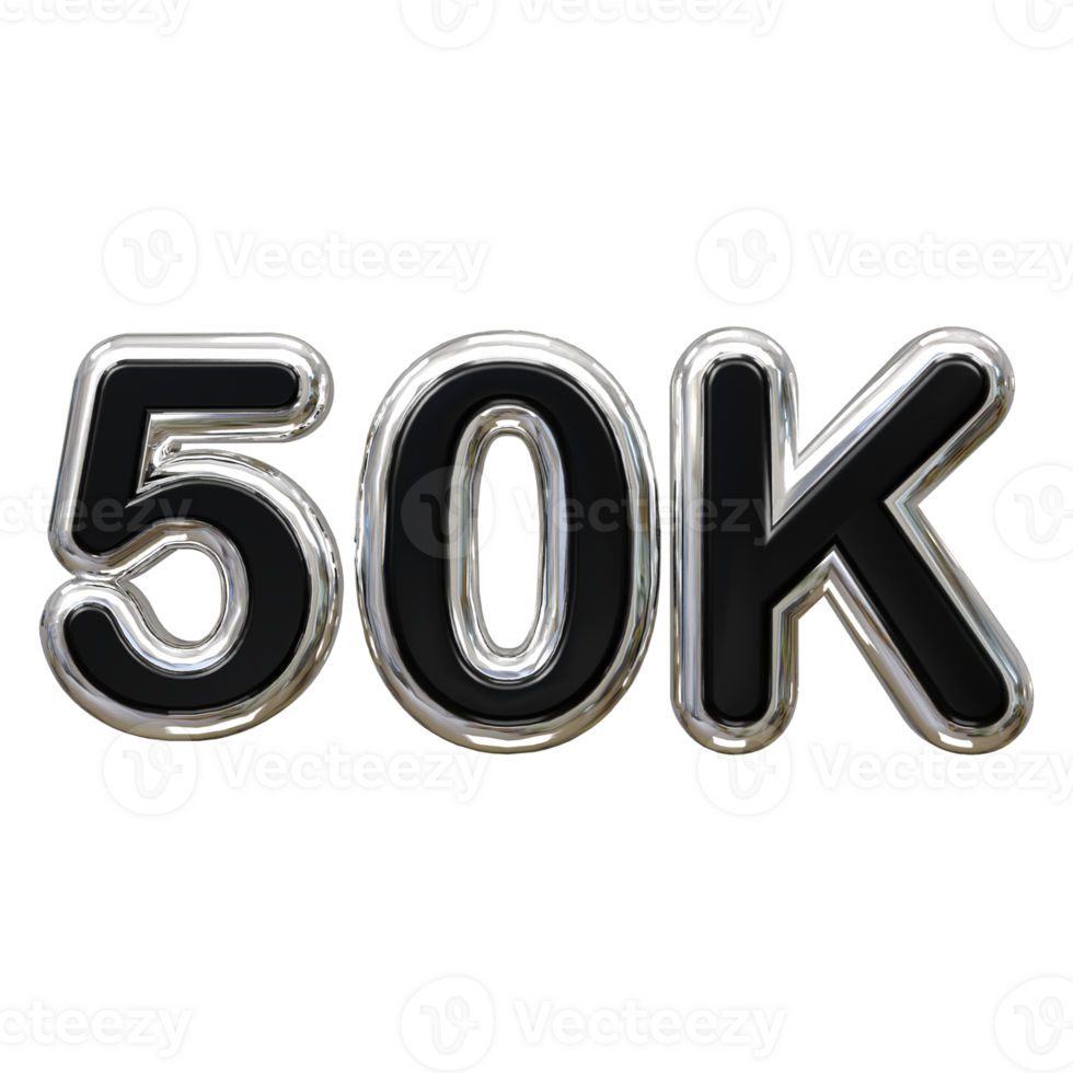 50k Text Effect 3d Rendering Illustration Element 29952446 PNG 50k-text-effect-3d-rendering-illustration-element-29952446-png