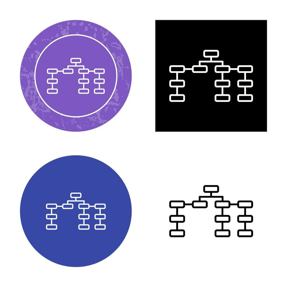 Unique Seo Structure Vector Icon