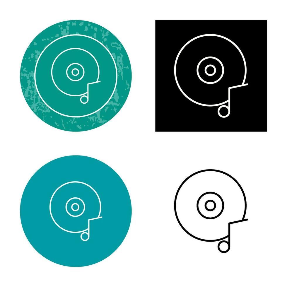 Music CD Vector Icon