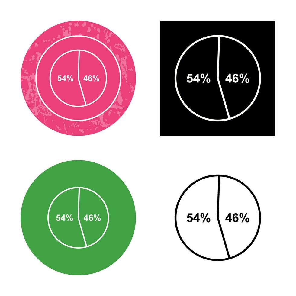 icono de vector de estadísticas de candidatos