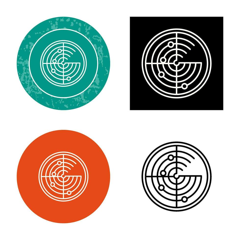 Radar Vector Icon