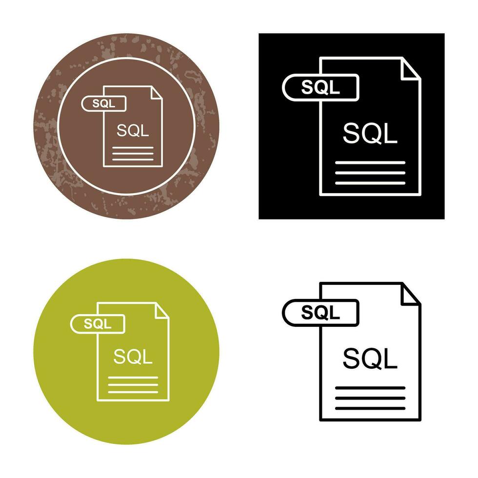 SQL Vector Icon 29952941 Vector Art at Vecteezy