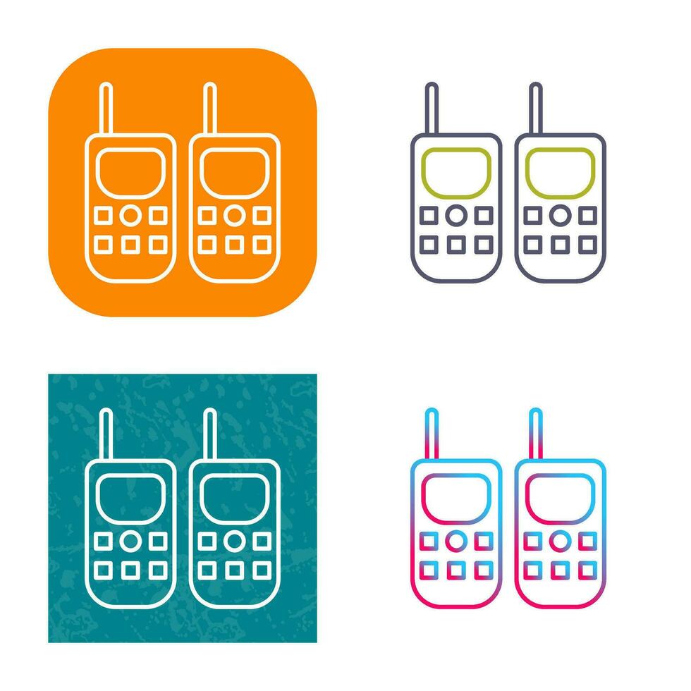 Walkie Talkie Vector Icon