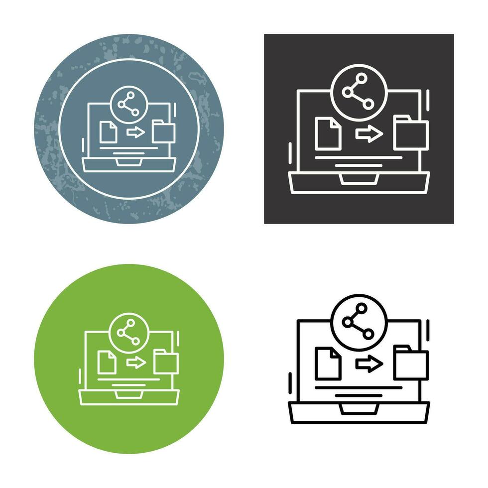 File Share Vector Icon