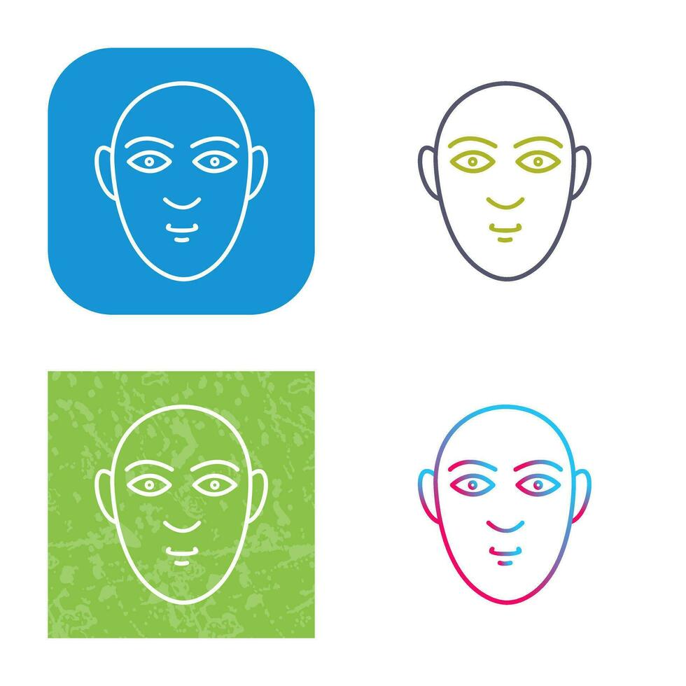 Human Face Vector Icon