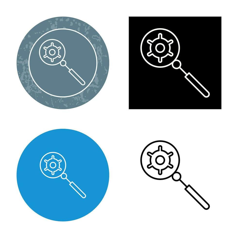 Unique Search Engine Optimizati Vector Icon