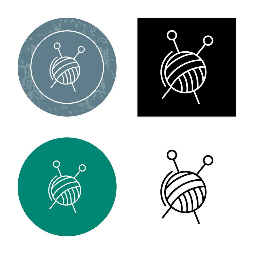 Knitting Vector Icon