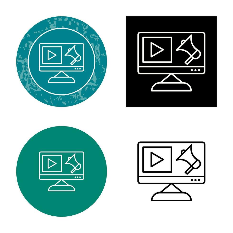 Unique Digital Marketing Vector Icon