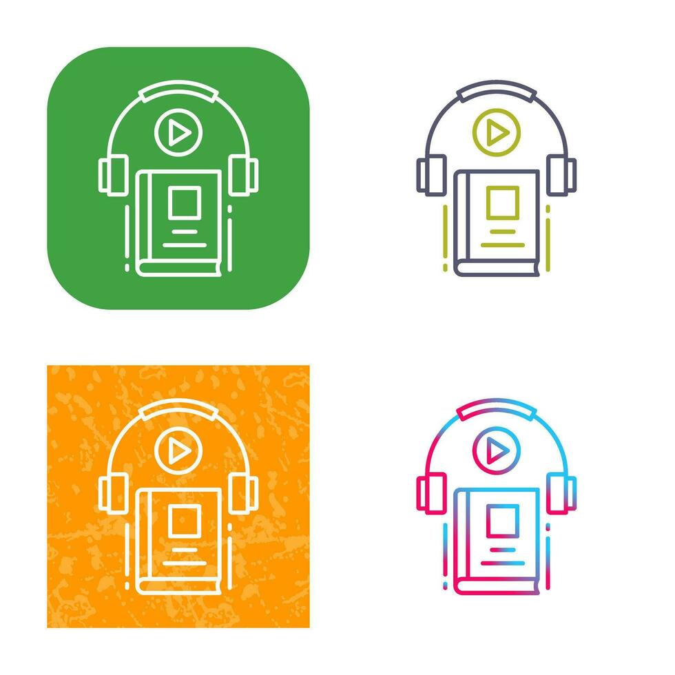 Audio Book Vector Icon