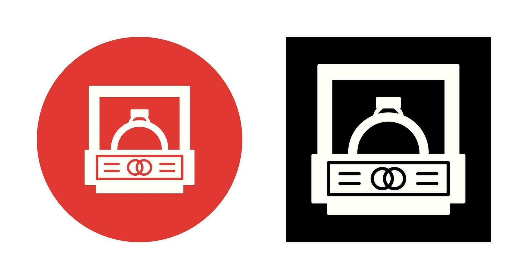 Wedding Ring Vector Icon