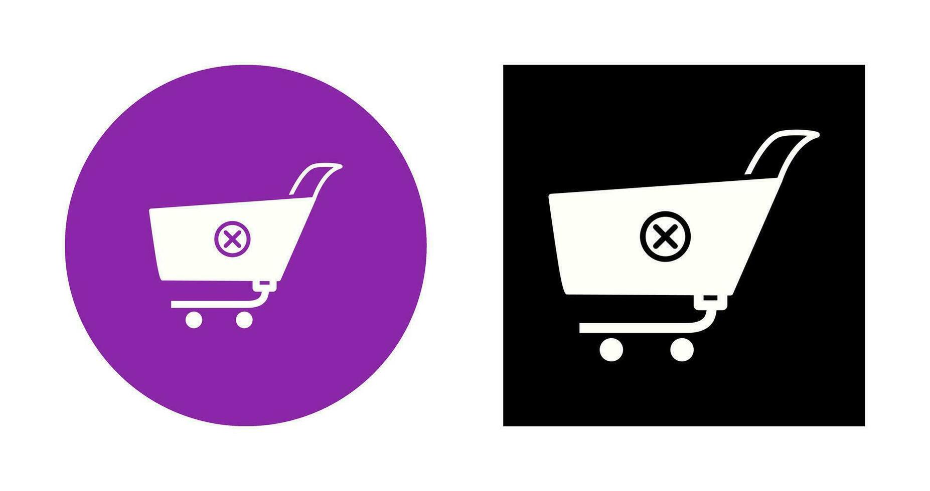 Unique Cancel Order Vector Icon