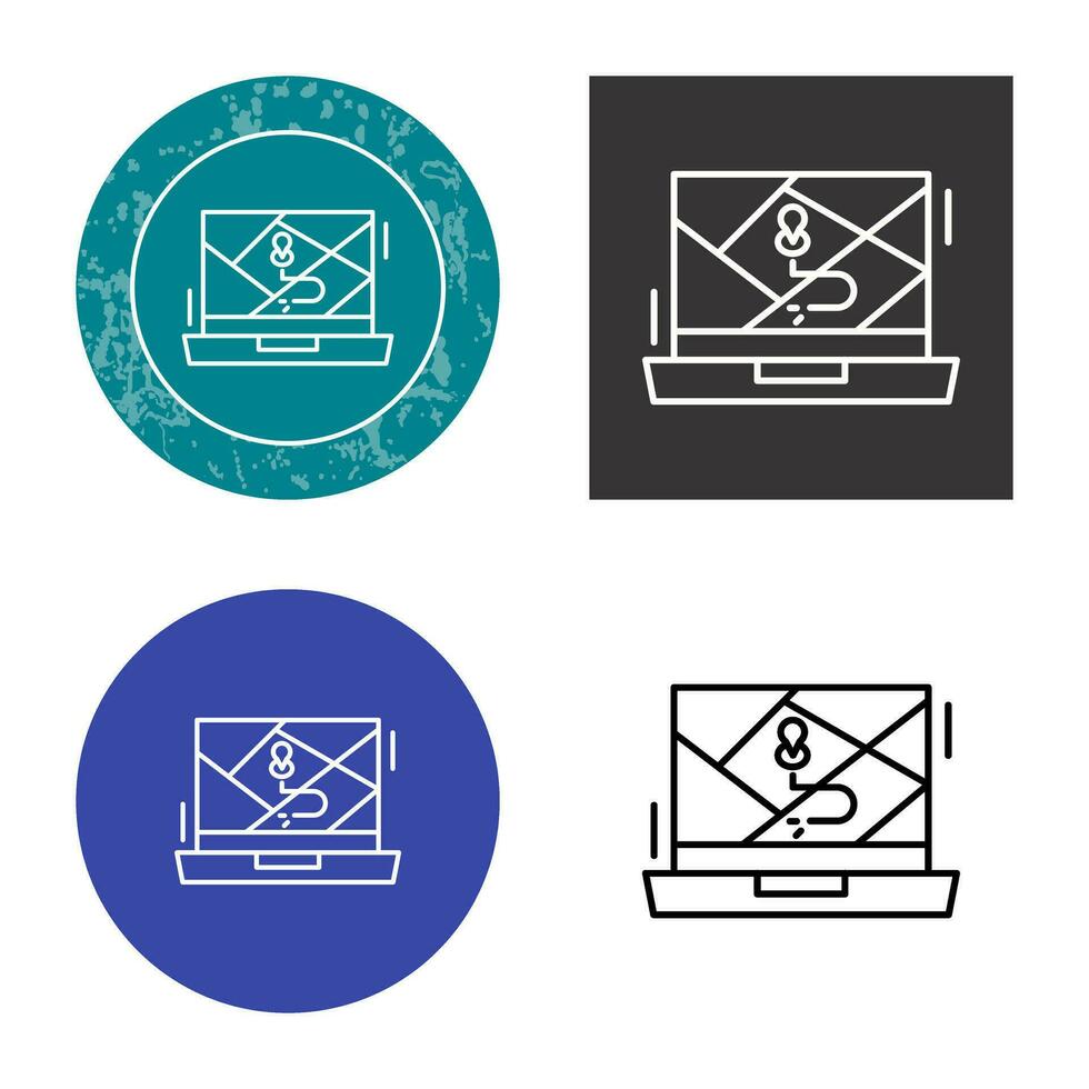 Google Map Vector Icon