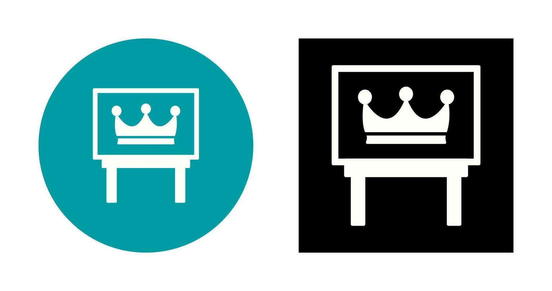 Crown Exhibit Vector Icon