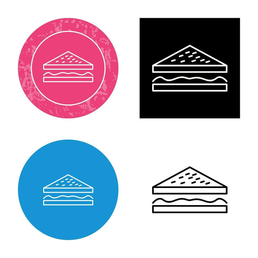 Unique Sandwich Vector Icon