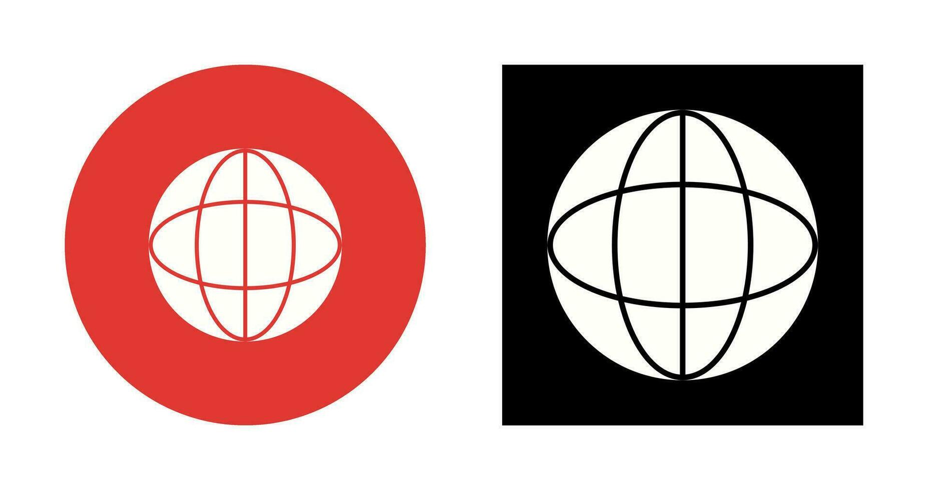 Unique Globe Vector Icon