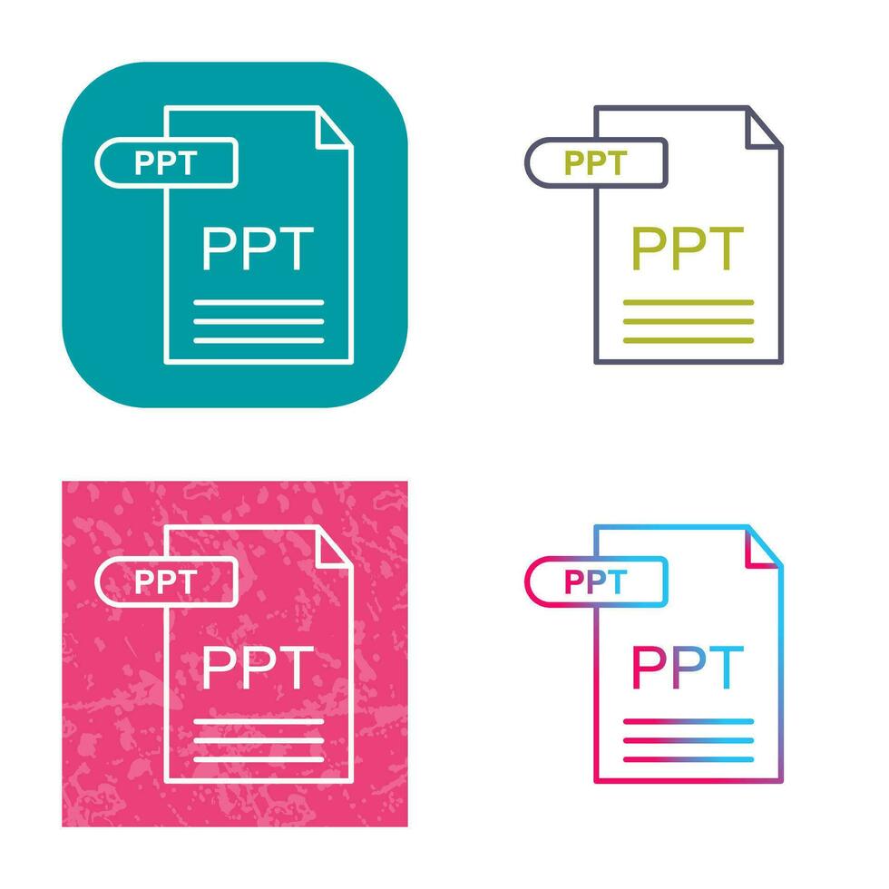 PPT Vector Icon