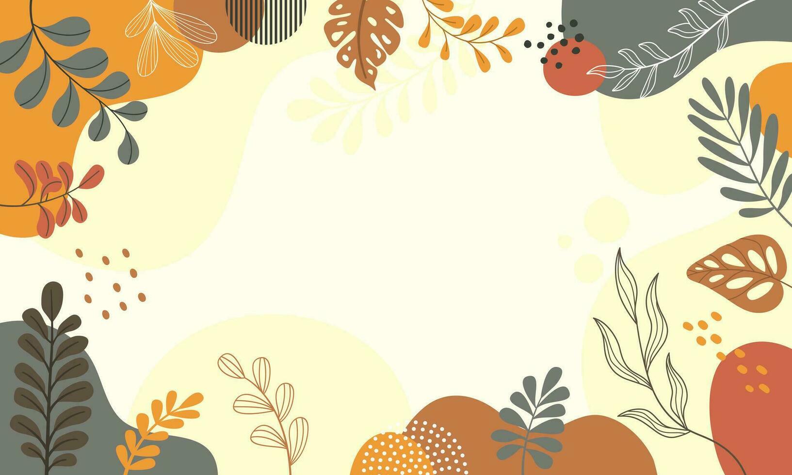Design banner frame  Spring background with beautiful. vector