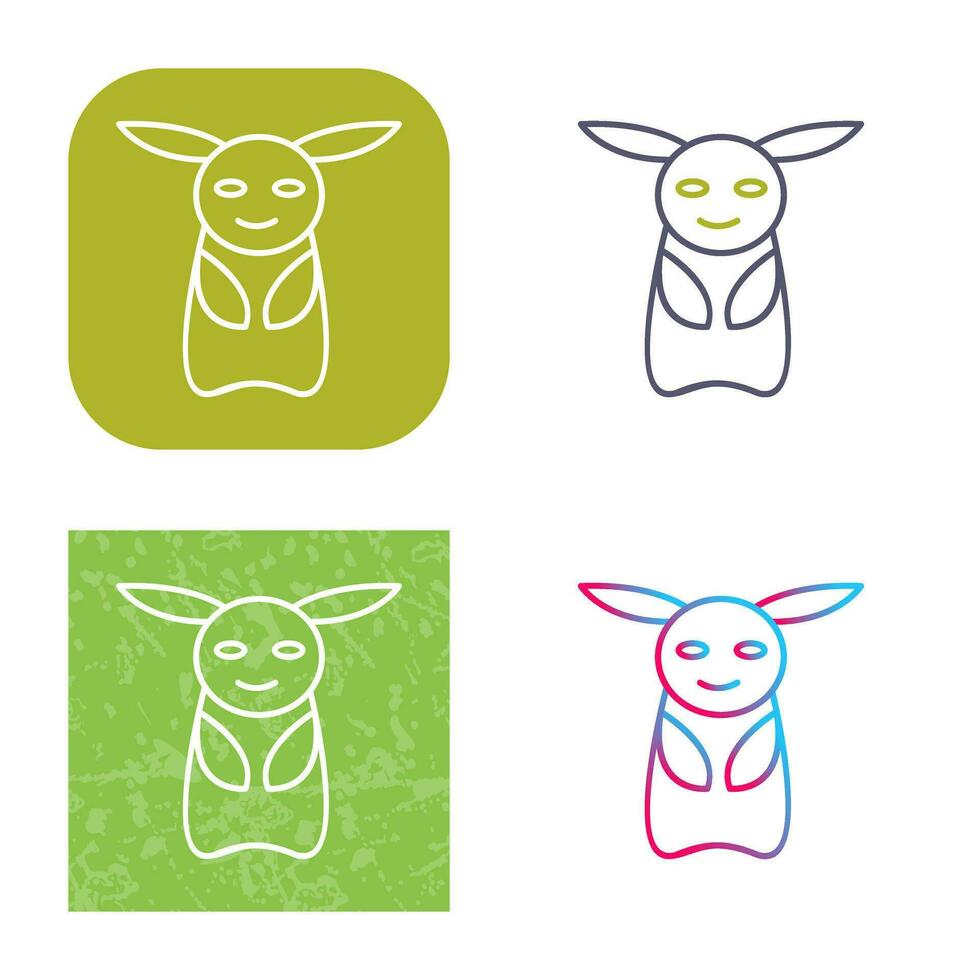 Unique Game Character Vector Icon