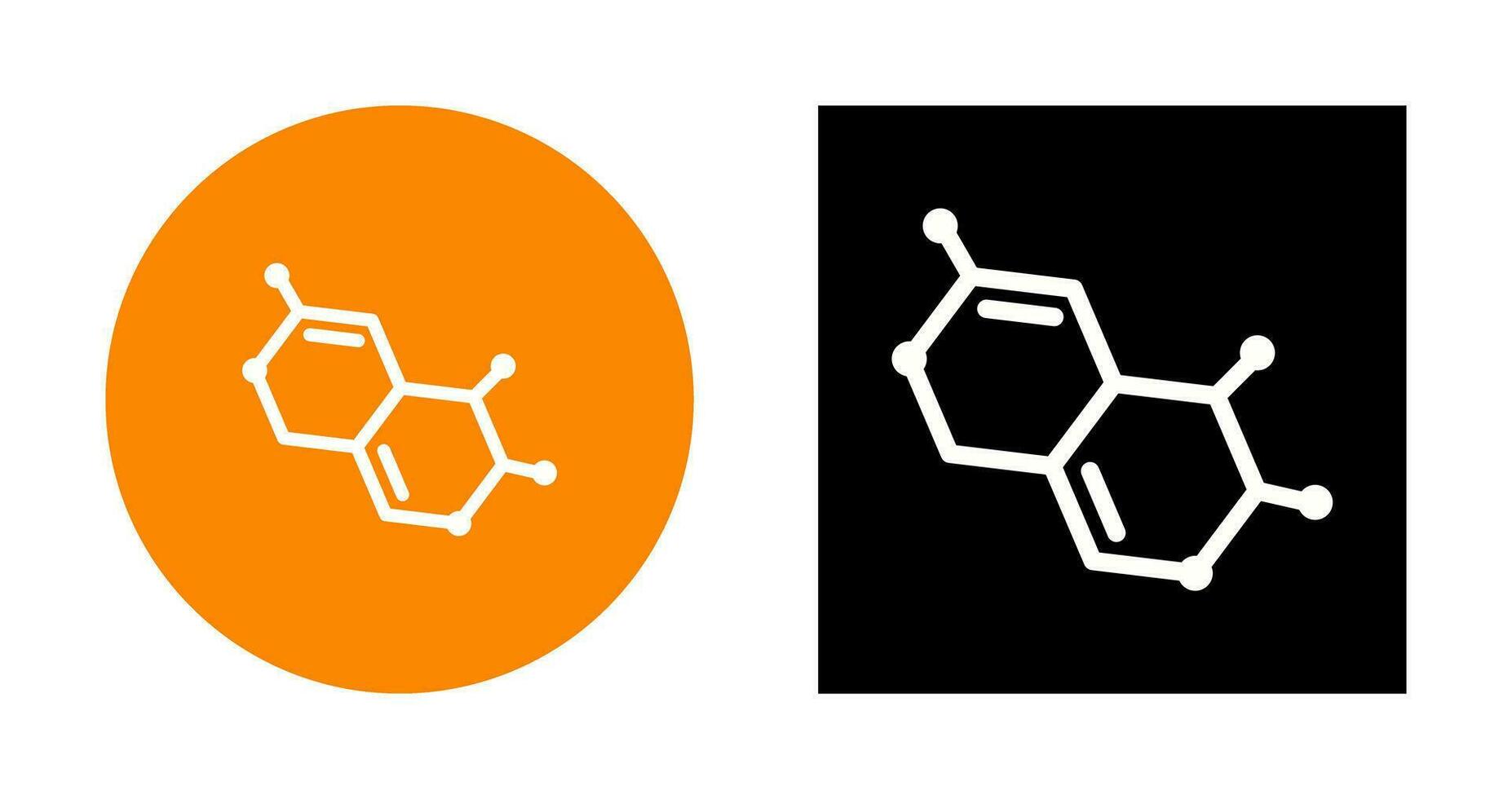 icono de vector de molécula