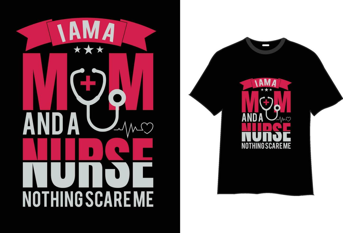 Nursing T-Shirt Design vector