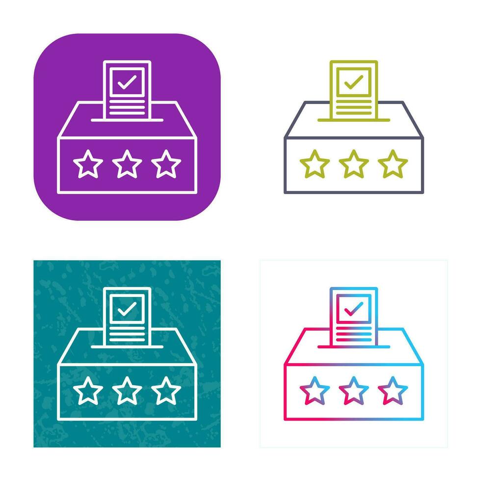 Ballot Vector Icon